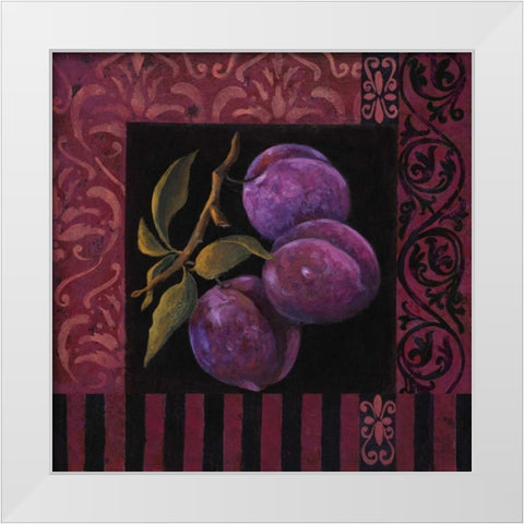 Fruitier II White Modern Wood Framed Art Print by Peyton, Hanna