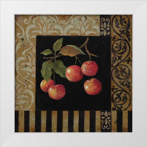Fruitier IV White Modern Wood Framed Art Print by Peyton, Hanna