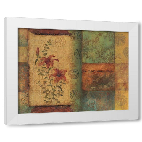 Tropical Paradise II White Modern Wood Framed Art Print by Peyton, Hanna