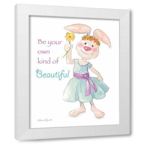 Beautiful White Modern Wood Framed Art Print by Reynolds, Barbara