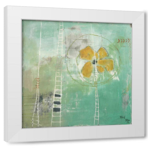 Spring Has Sprung II White Modern Wood Framed Art Print by Lee, Stephanie