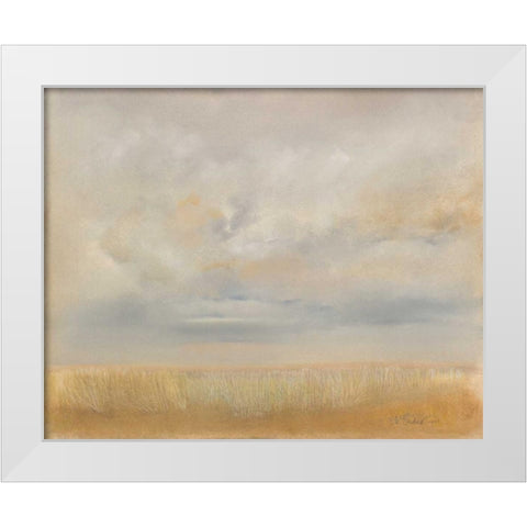 Summer White Modern Wood Framed Art Print by Sheler, Sammy