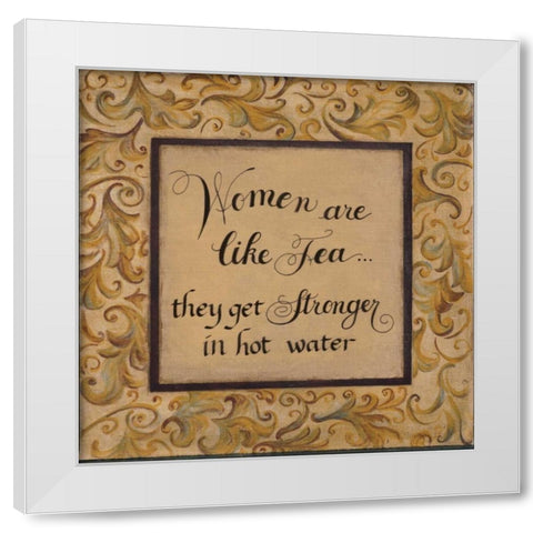 Women are Like White Modern Wood Framed Art Print by Smith, Pamela