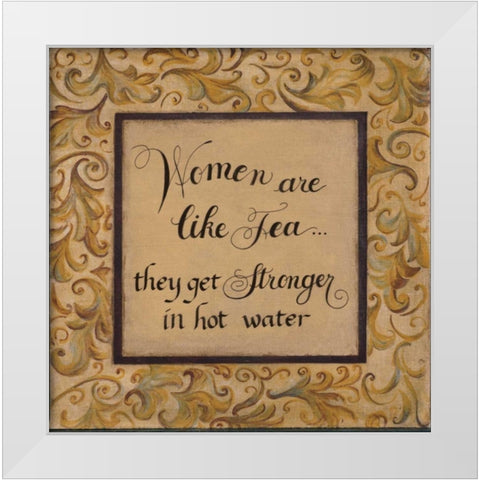 Women are Like White Modern Wood Framed Art Print by Smith, Pamela