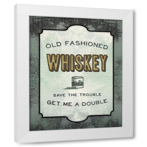 Liquor Cabinet II White Modern Wood Framed Art Print by Sta Teresa, Ashley