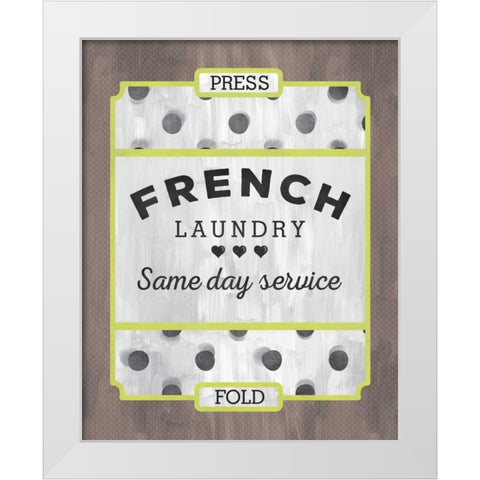 French Laundry White Modern Wood Framed Art Print by Sta Teresa, Ashley