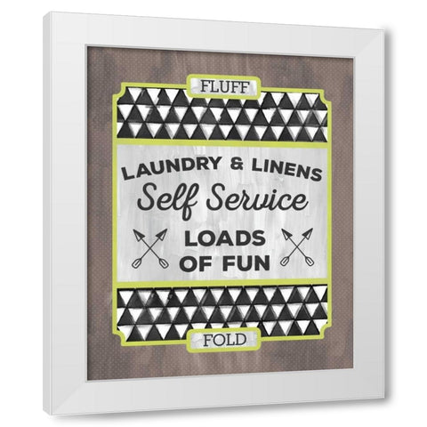 Laundry Linens White Modern Wood Framed Art Print by Sta Teresa, Ashley