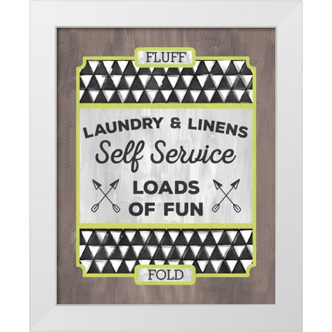 Laundry Linens White Modern Wood Framed Art Print by Sta Teresa, Ashley