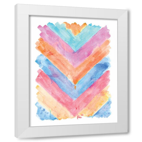 Flash and Color White Modern Wood Framed Art Print by Sta Teresa, Ashley