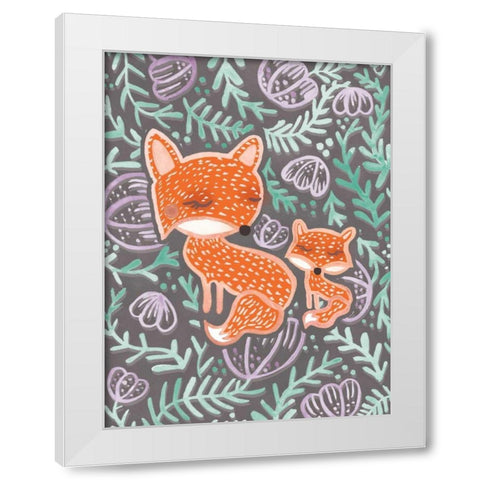 Foxette White Modern Wood Framed Art Print by Sta Teresa, Ashley