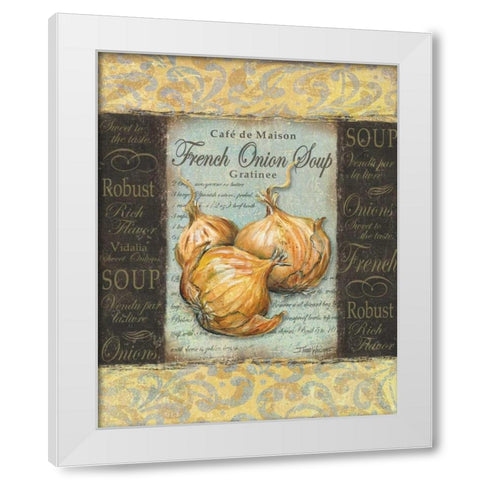 Gourmet I White Modern Wood Framed Art Print by Williams, Todd