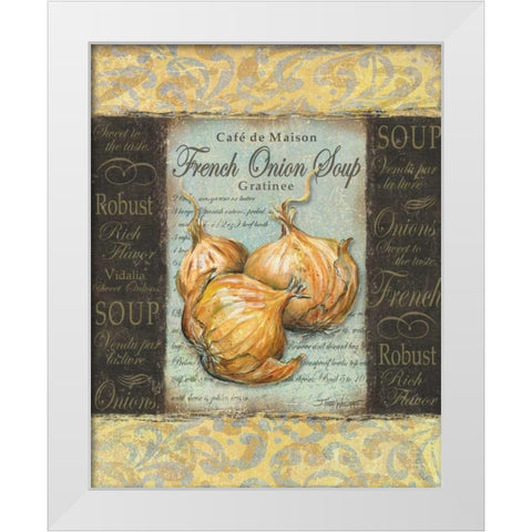 Gourmet I White Modern Wood Framed Art Print by Williams, Todd