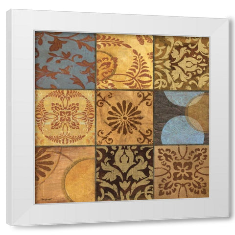 Decorative Patchwork II White Modern Wood Framed Art Print by Williams, Todd