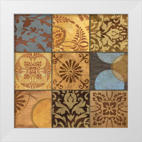 Decorative Patchwork II White Modern Wood Framed Art Print by Williams, Todd