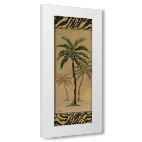 Global Palm II White Modern Wood Framed Art Print by Williams, Todd