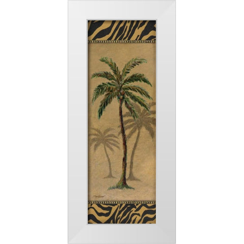Global Palm II White Modern Wood Framed Art Print by Williams, Todd