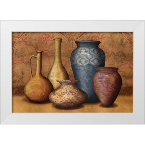 World Vessels White Modern Wood Framed Art Print by Williams, Todd
