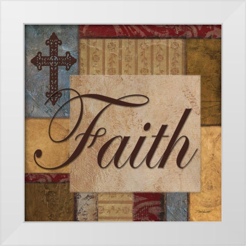 Faith White Modern Wood Framed Art Print by Williams, Todd