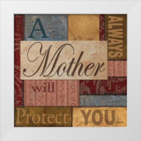 Mother White Modern Wood Framed Art Print by Williams, Todd