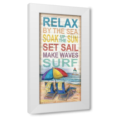 Coastal Escape White Modern Wood Framed Art Print by Williams, Todd