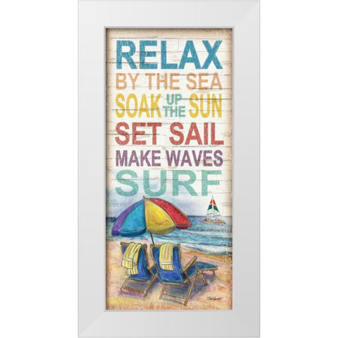 Coastal Escape White Modern Wood Framed Art Print by Williams, Todd