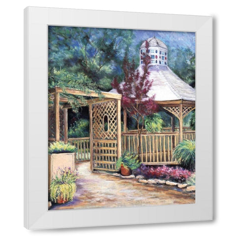 Garden Retreat II White Modern Wood Framed Art Print by Williams, Todd