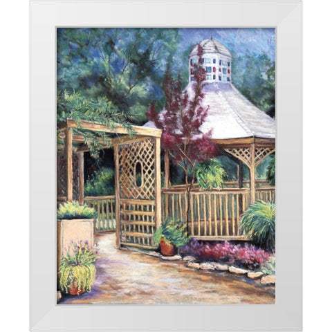Garden Retreat II White Modern Wood Framed Art Print by Williams, Todd