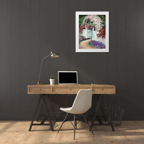 Garden Retreat III White Modern Wood Framed Art Print by Williams, Todd