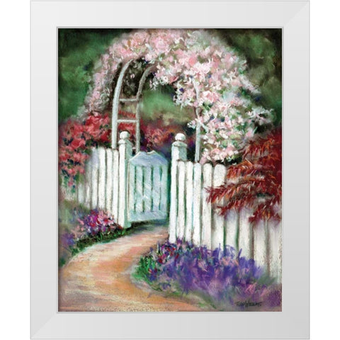 Garden Retreat III White Modern Wood Framed Art Print by Williams, Todd