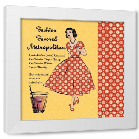 Metropolitan White Modern Wood Framed Art Print by Ven Vertloh, Lisa