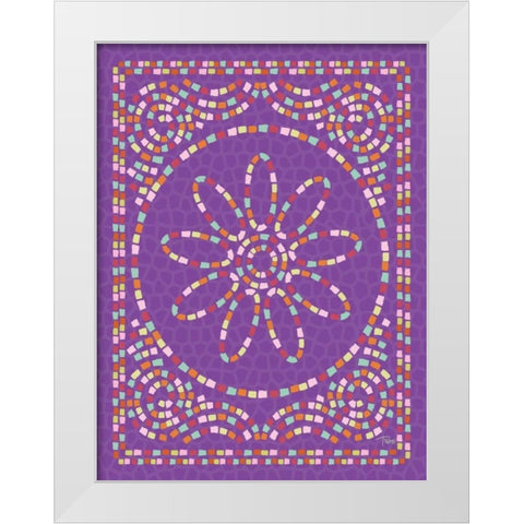 Macedonia Modern I White Modern Wood Framed Art Print by Woo, Teresa
