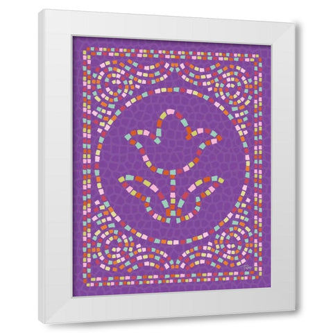 Macedonia Modern II White Modern Wood Framed Art Print by Woo, Teresa