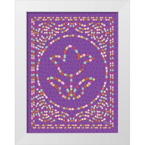 Macedonia Modern II White Modern Wood Framed Art Print by Woo, Teresa