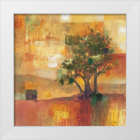 Harvest Light II White Modern Wood Framed Art Print by Werbelow, Selina