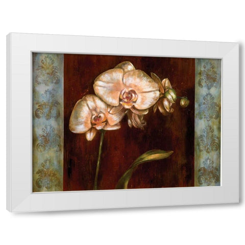 Greige I White Modern Wood Framed Art Print by Werbelow, Selina