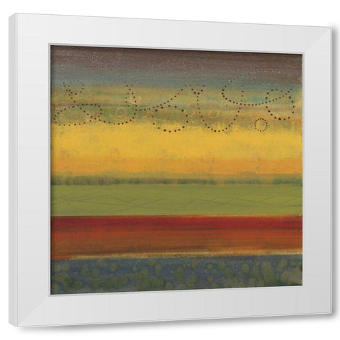 Bailando II White Modern Wood Framed Art Print by Werbelow, Selina