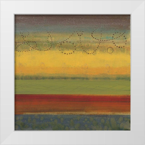 Bailando II White Modern Wood Framed Art Print by Werbelow, Selina