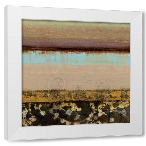 Elemental I White Modern Wood Framed Art Print by Werbelow, Selina