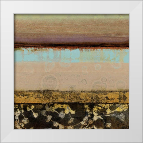 Elemental I White Modern Wood Framed Art Print by Werbelow, Selina