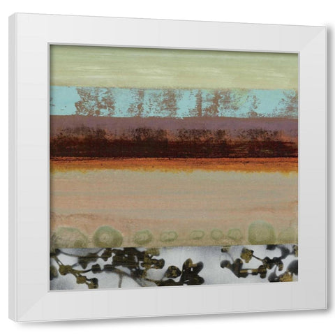 Elemental II White Modern Wood Framed Art Print by Werbelow, Selina