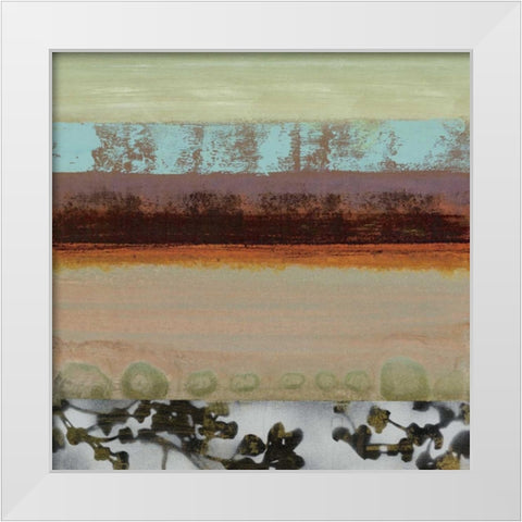 Elemental II White Modern Wood Framed Art Print by Werbelow, Selina