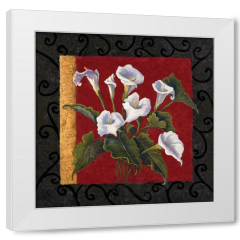 Classique I White Modern Wood Framed Art Print by Wacaster, Linda