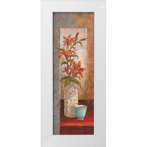 Spiced Jewels I White Modern Wood Framed Art Print by Wacaster, Linda