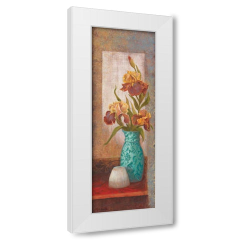 Spiced Jewels II White Modern Wood Framed Art Print by Wacaster, Linda