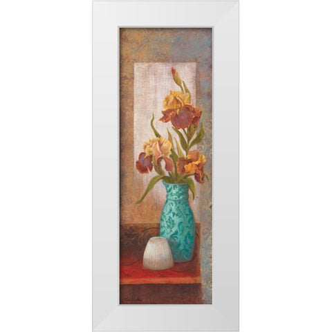 Spiced Jewels II White Modern Wood Framed Art Print by Wacaster, Linda