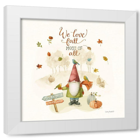 Pumpkin Patch X White Modern Wood Framed Art Print by Audit, Lisa