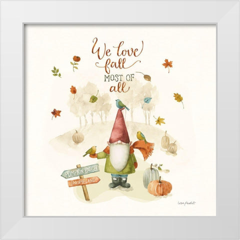 Pumpkin Patch X White Modern Wood Framed Art Print by Audit, Lisa