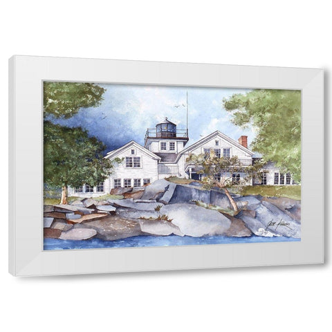 Noank - Connecticut White Modern Wood Framed Art Print by Rizzo, Gene
