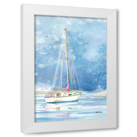 Safe Haven White Modern Wood Framed Art Print by Rizzo, Gene