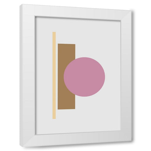 Balance No.1 White Modern Wood Framed Art Print by Ratcliffe, Tiffany